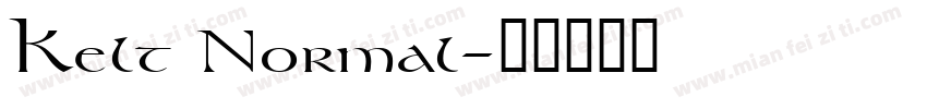 Kelt Normal字体转换